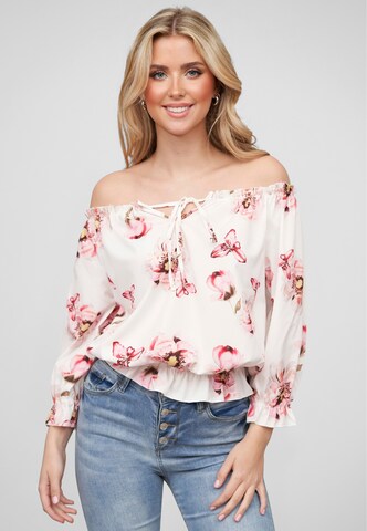 Camicia da donna di Cloud5ive in bianco: frontale