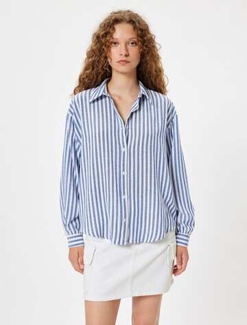 Koton Bluse in Blau: Vorderseite