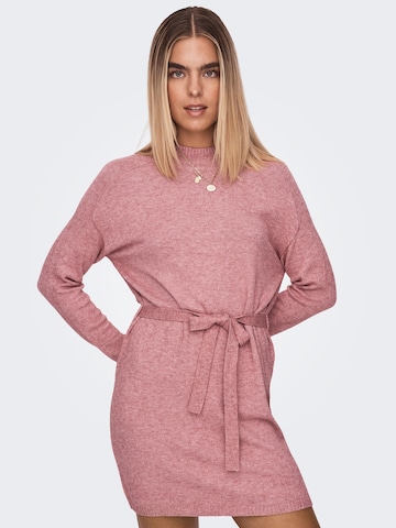 ONLY Úpletové šaty 'Leva' – pink