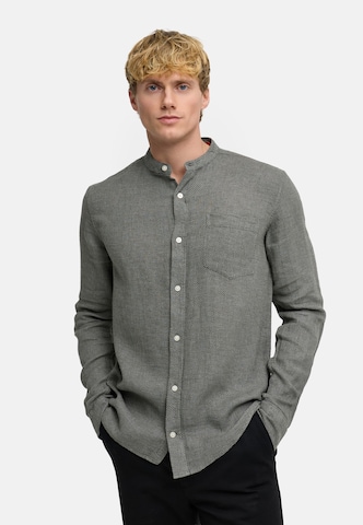 Kronstadt Regular fit Zakelijk overhemd 'KSGallagher' in Groen: voorkant