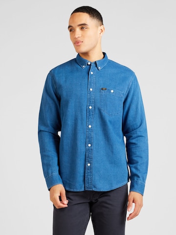 Regular fit Camicia di Lee in blu: frontale