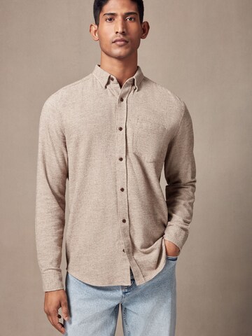Regular fit Camicia di Next in beige: frontale