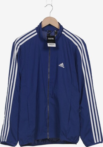 ADIDAS PERFORMANCE Sweatshirt & Zip-Up Hoodie in M-L in Blue: front
