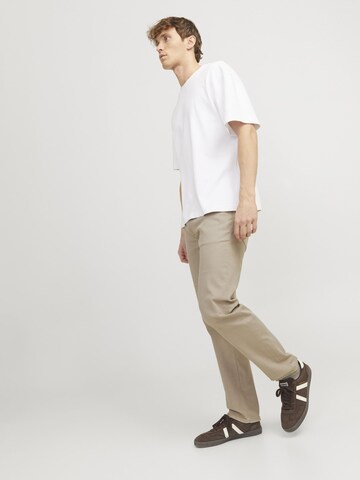 JACK & JONES Regular Jeans 'JJIClark JJEvan' in Beige