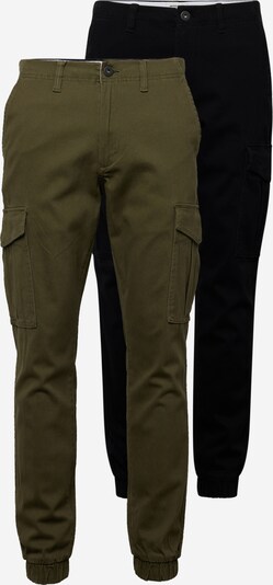 JACK & JONES Kargo hlače 'MARCO JOE' | oliva / črna barva, Prikaz izdelka