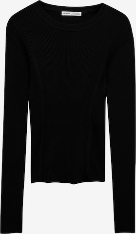 Pull&Bear Tröja i svart: framsida