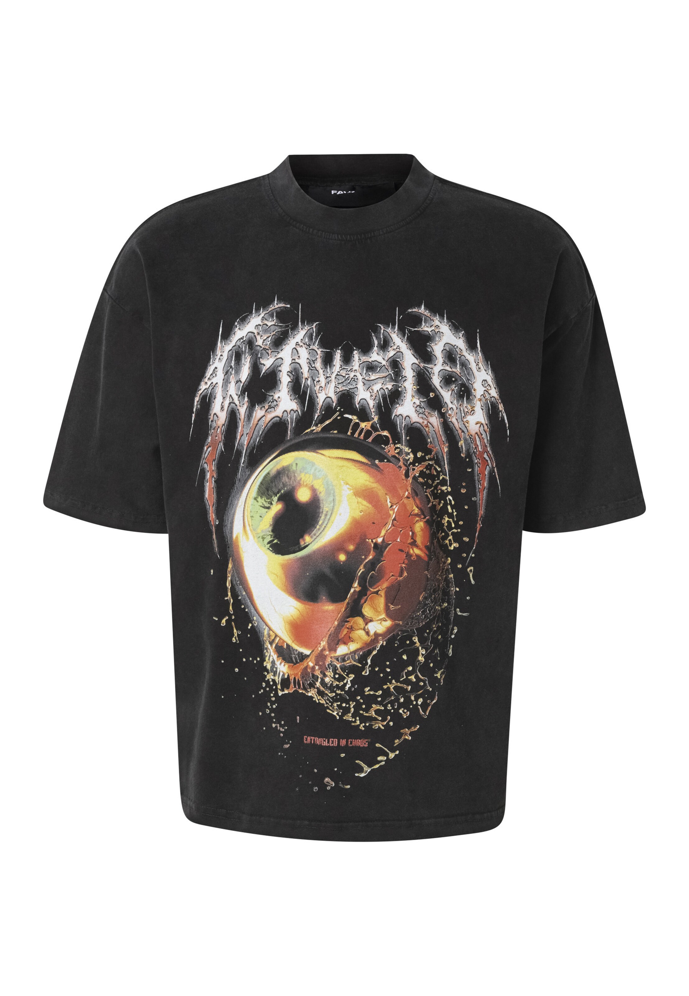FAVELA Shirt 'Eye' in Black: front