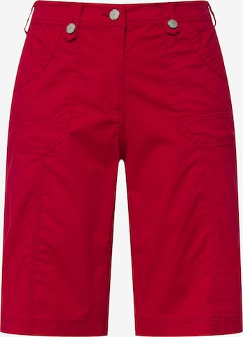 Ulla Popken Regular Pants in Red: front