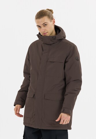 Whistler Winterparka 'Siberia V2' in Bruin: voorkant