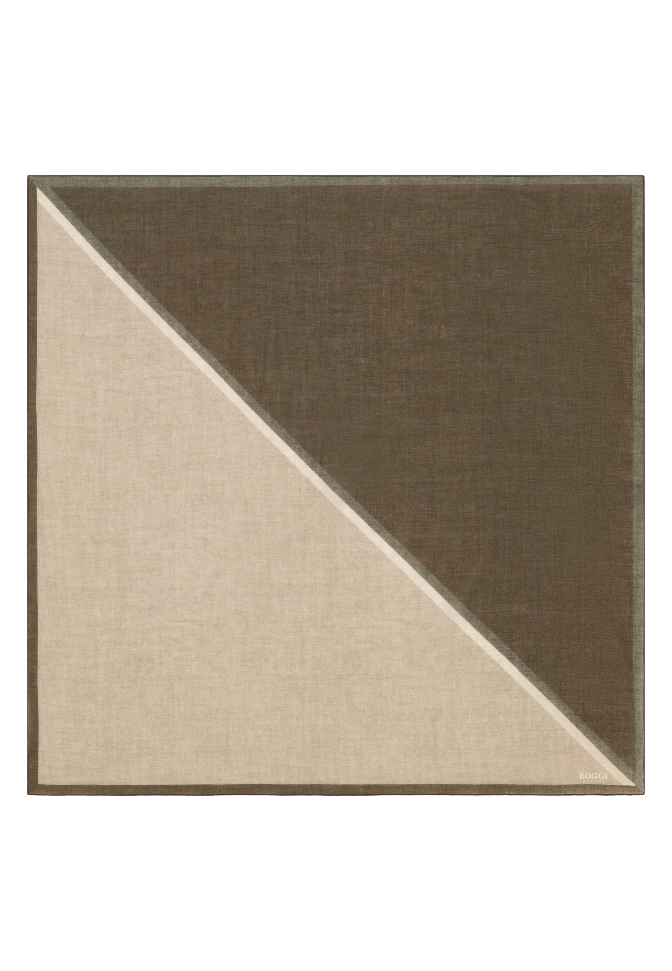 Boggi Milano Shawl in One Size in Beige / Taupe, Item view
