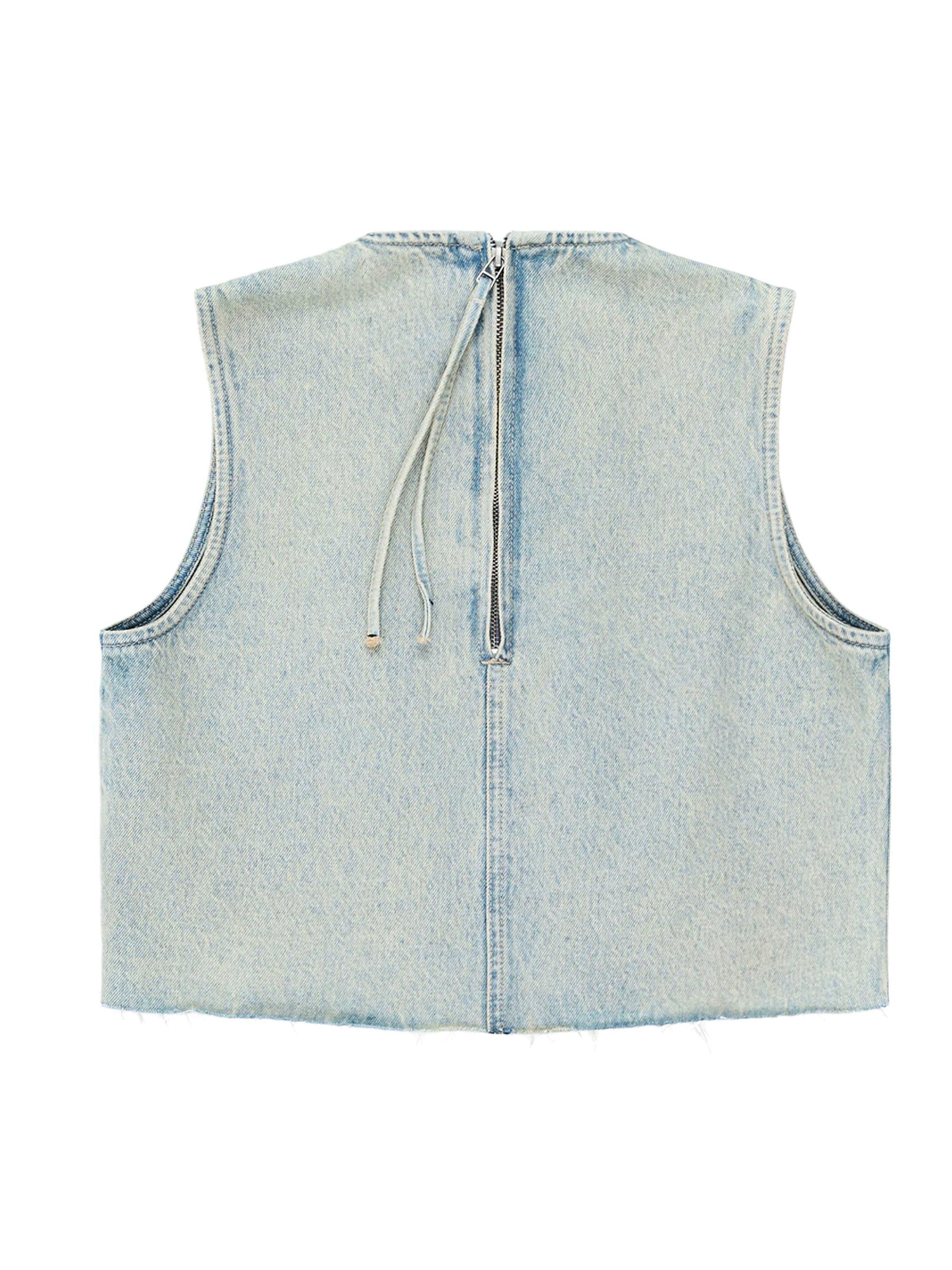 Dr. Denim Top 'Erin' in Blue