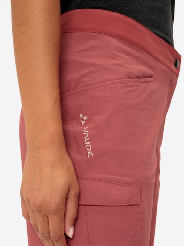 VAUDE Regular Outdoorbroek ' W Tremalzo STS III ' in Rood