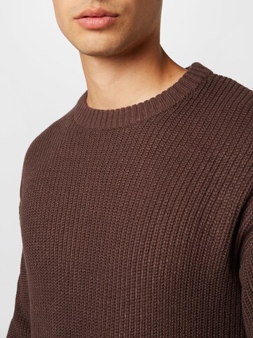 JACK & JONES Sweater 'Brink' in Brown