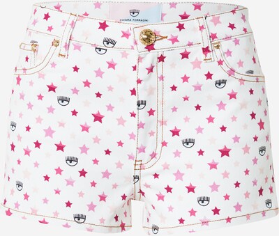Jeans Chiara Ferragni pe albastru marin / albastru deschis / roz / roz închis / alb denim, Vizualizare produs