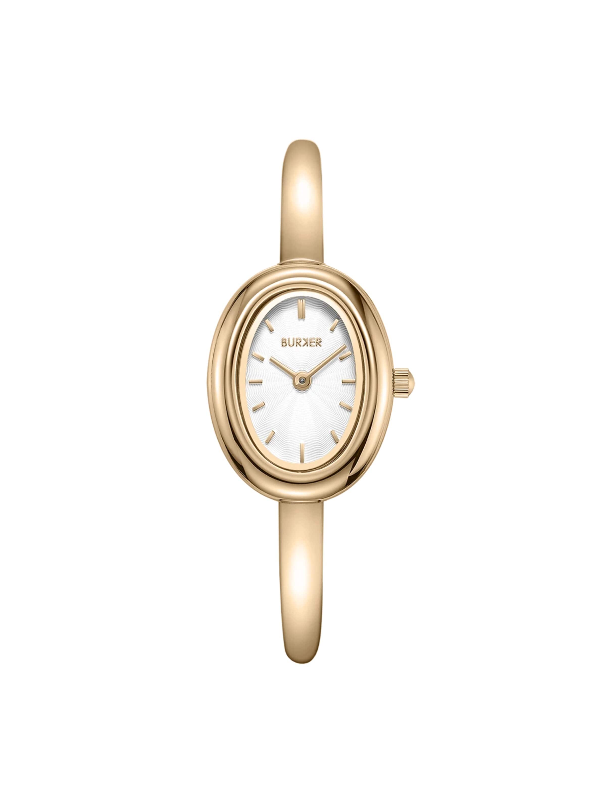 BURKER Watches Analoguhr 'Diana Gold White'‌‌‌‌‌‌ in Gold: Vorderseite