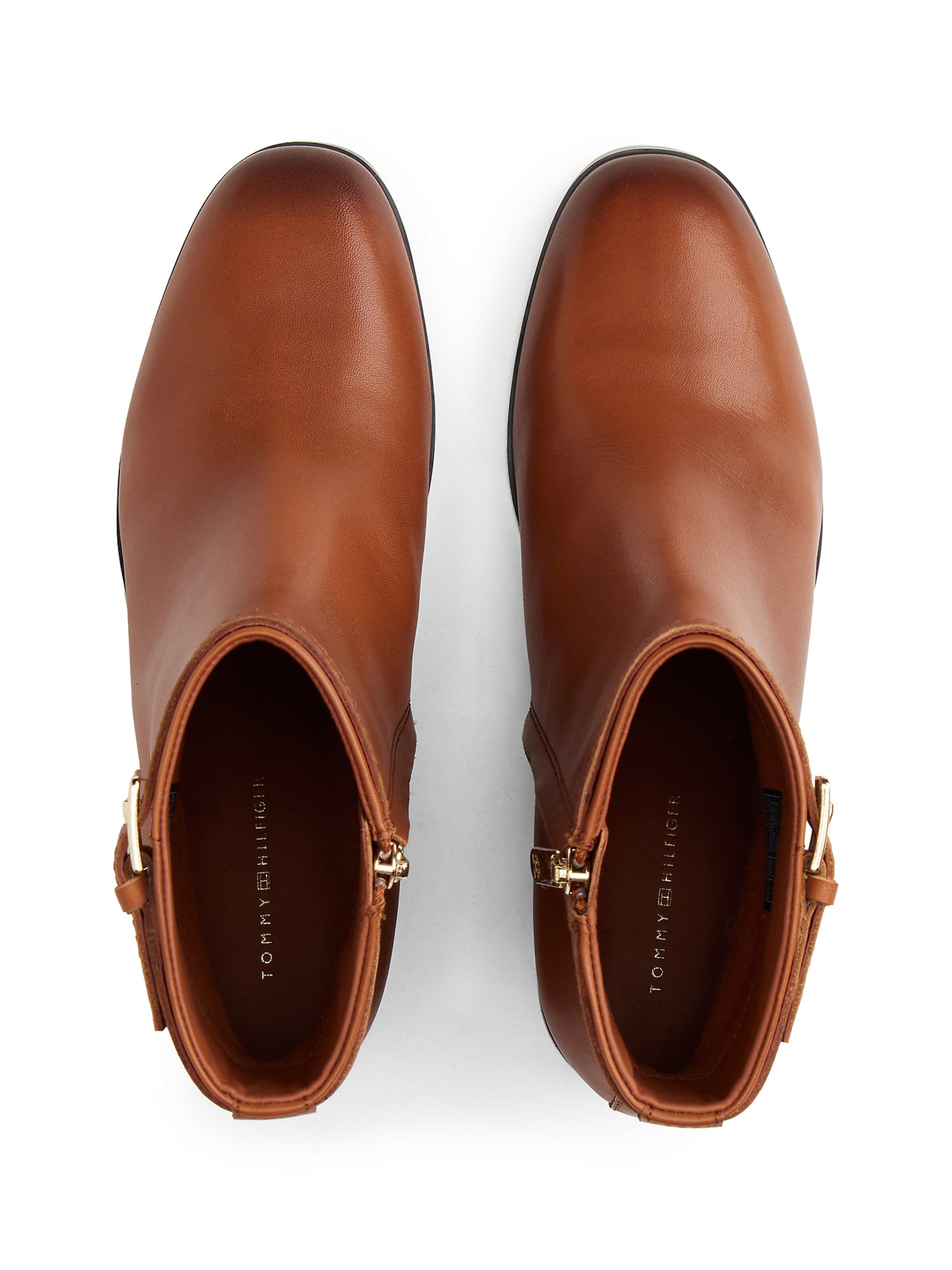 TOMMY HILFIGER Booties in Brown