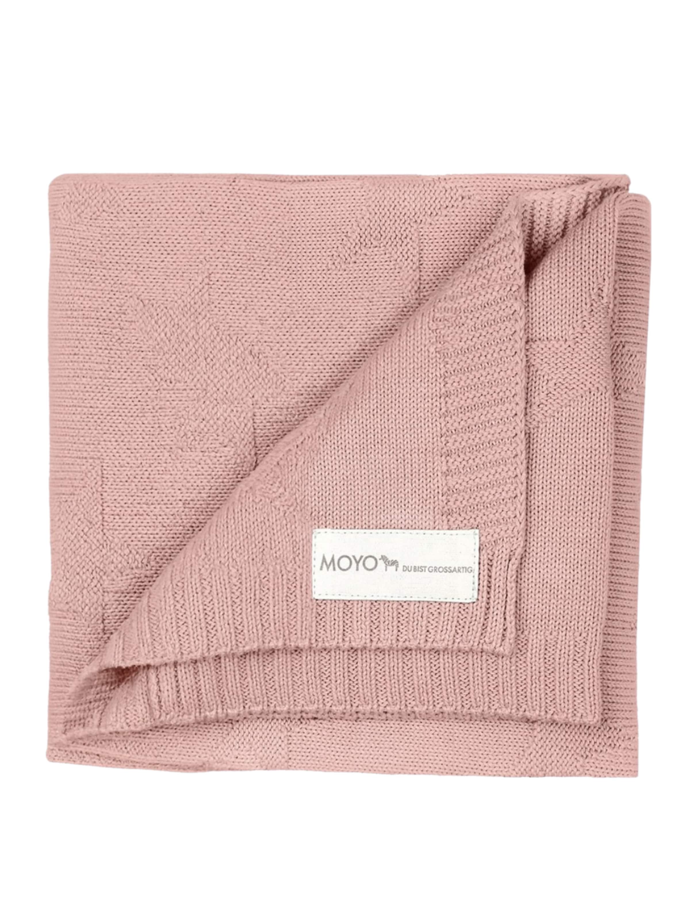 MOYO Baby Blanket in Pink: front