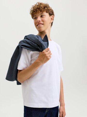 balta Jack & Jones Junior Marškinėliai 'JJEBARRON'