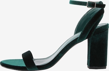 Next Сандали с каишка 'Forever Comfort' в зелено: отпред