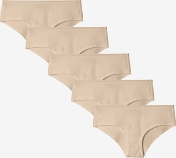 Culotte 'ULTRA SOFT Hipster Maxislip Women 5er Pack' Maxte en beige : devant