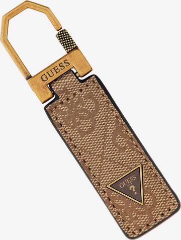 GUESS Key Ring 'Vezzola' in Beige: front