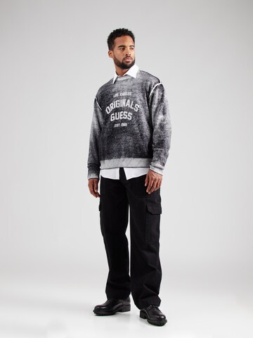 GUESS Originals Pullover in Schwarz