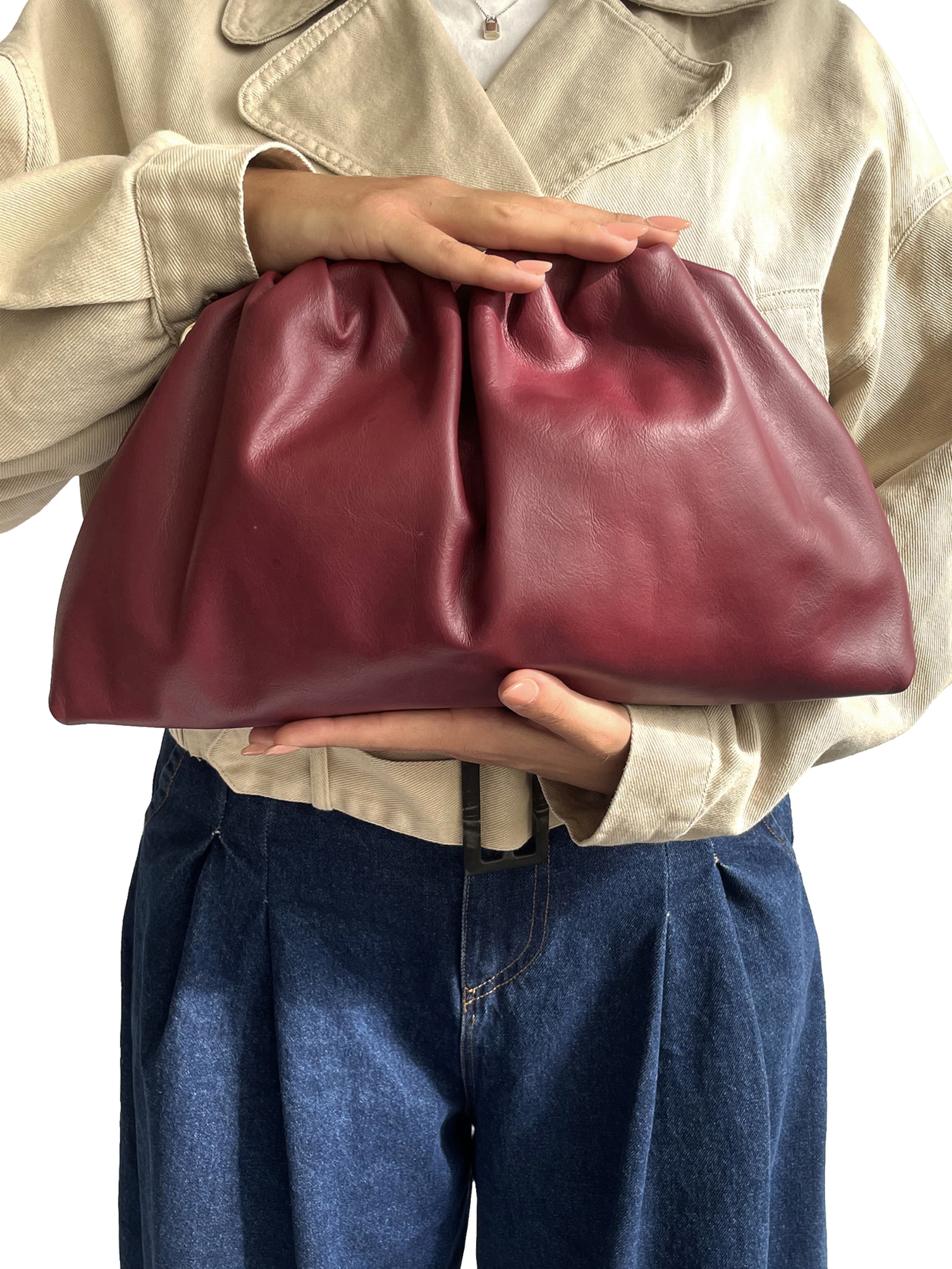 CHICCA BORSE Laptoptas in Rood: voorkant