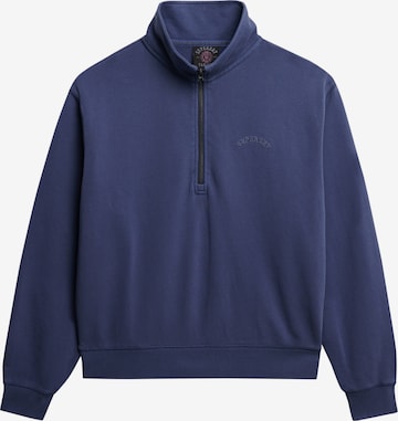 Sweat-shirt 'Essential' Superdry & Co en bleu : devant