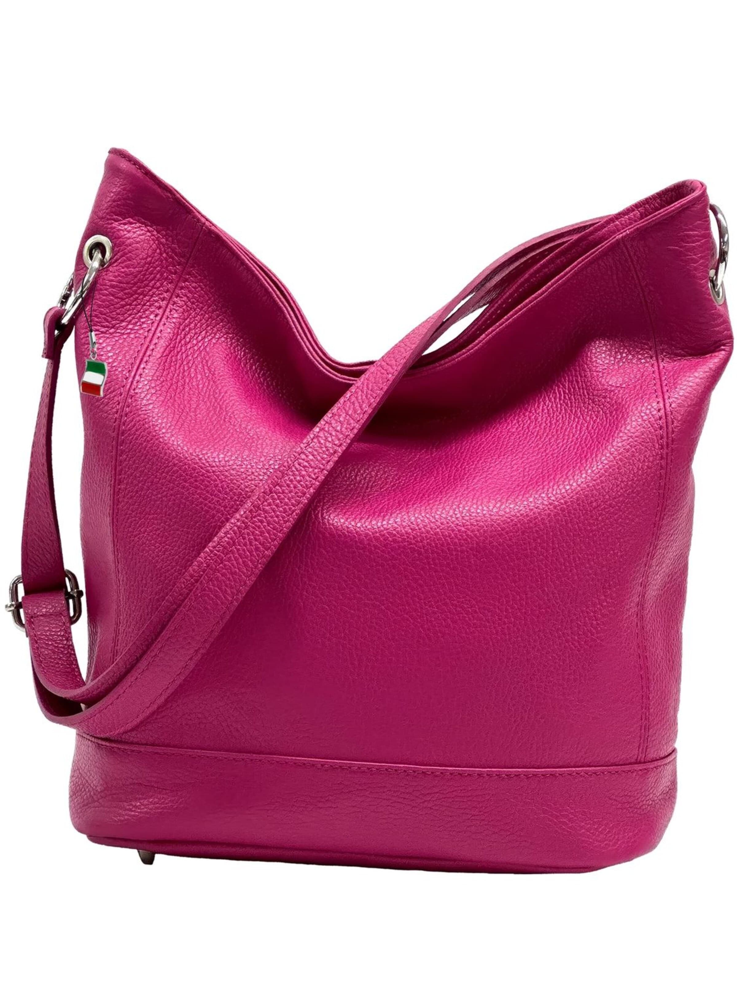 Sac bandoulière Florence en rose : devant