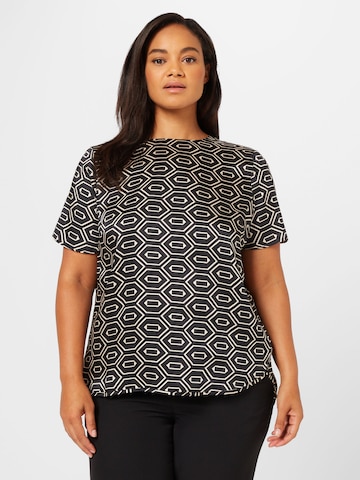 River Island Plus Blouse in Zwart: voorkant