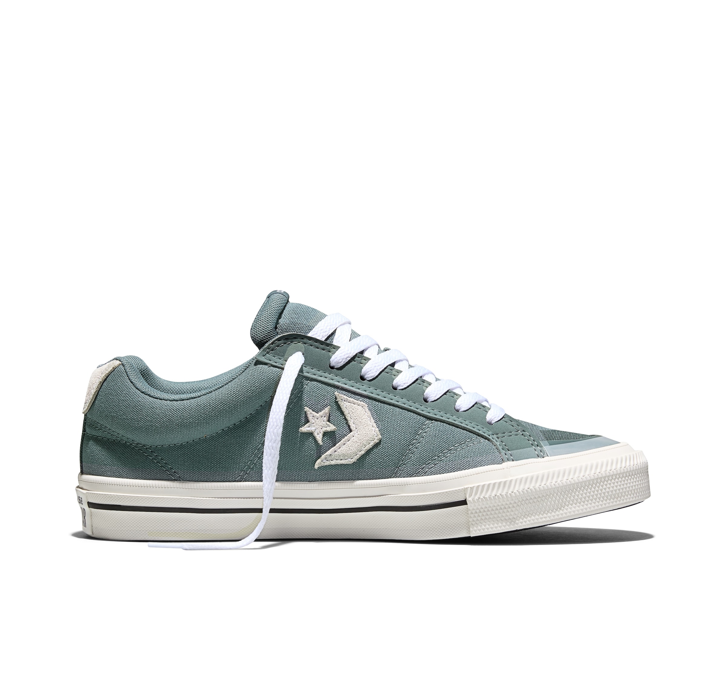 Baskets basses CONVERSE en vert : devant