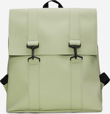 RAINS - Mochila en verde: frente