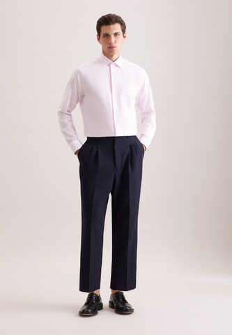 Coupe regular Chemise business 'Schwarze Rose' SEIDENSTICKER en rose