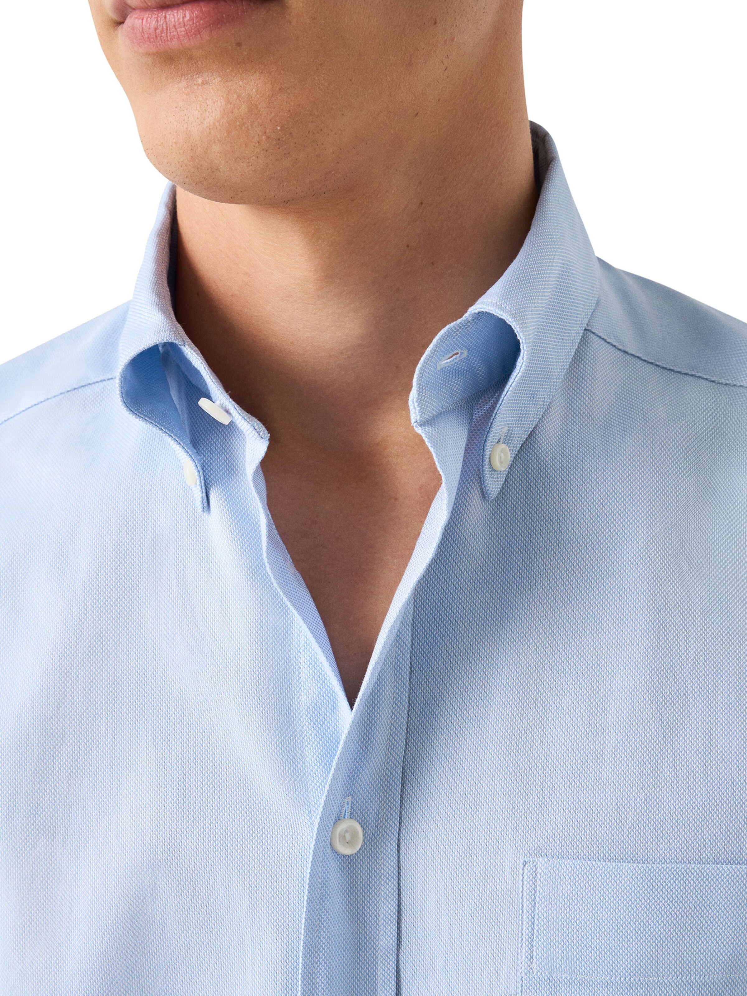 ETON Слим Рубашка в Синий