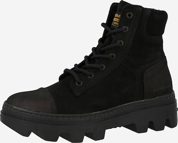 G-Star RAW Lace-Up Ankle Boots 'Noxer' in Black: front
