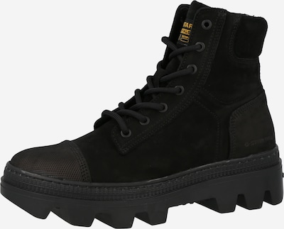 G-Star RAW Bottines à lacets 'Noxer' en jaune / noir, Vue avec produit