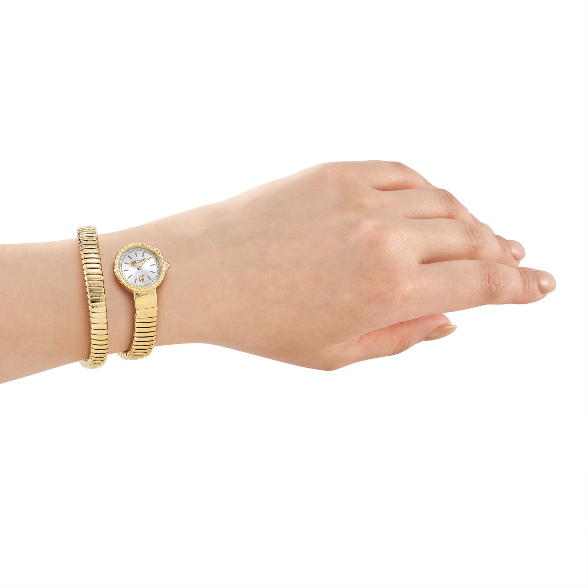 Just Cavalli Time Analog Watch in Gold