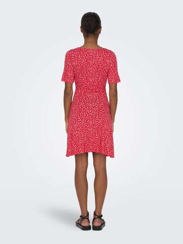 ONLY Letní šaty 'Verona' – červená