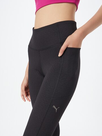 PUMA Skinny Sportovní kalhoty – černá