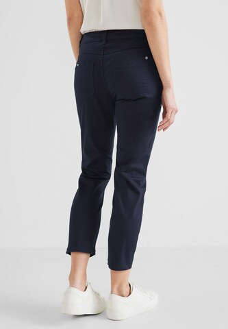 STREET ONE Slimfit Jeans in Blau