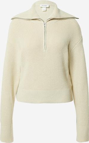 Monki Sweater in White: front