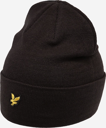 Berretto di Lyle & Scott in nero: frontale