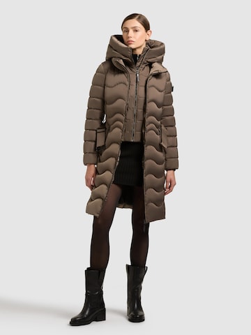 Manteau d’hiver 'Mira' khujo en marron