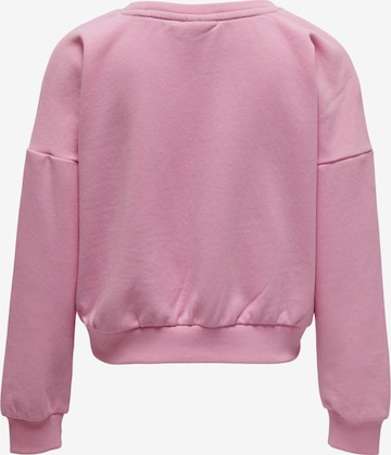 KIDS ONLYSweater majica 'Gessa' - roza boja