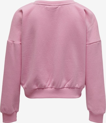 KIDS ONLY Sweatshirt 'Gessa' i rosa