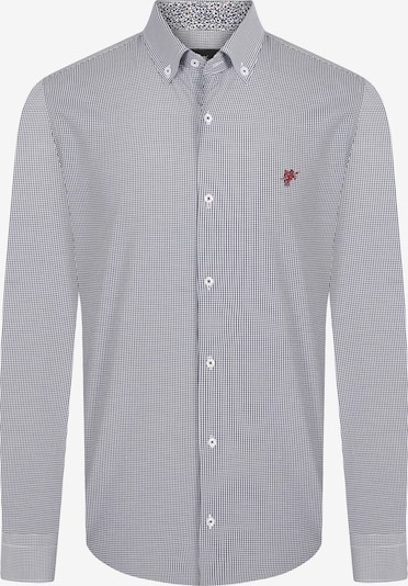 Camicia 'Grant' DENIM CULTURE di colore navy / rosso carminio / bianco, Visualizzazione prodotti