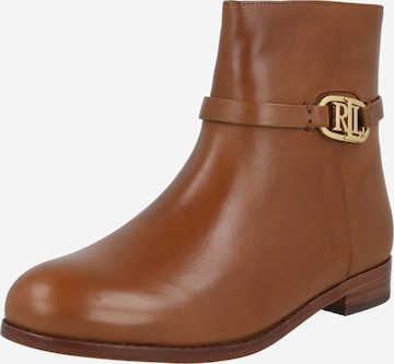 Lauren Ralph Lauren - Botim 'BRIELA' em castanho: frente