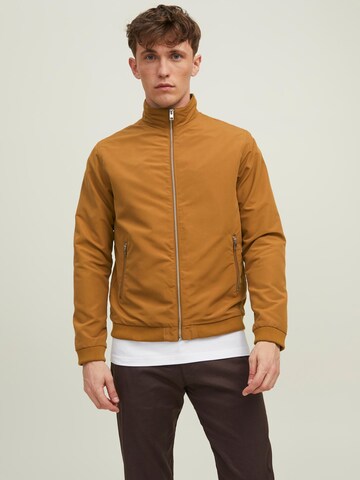 JACK & JONES Between-Season Jacket 'Rush' in Brown: front