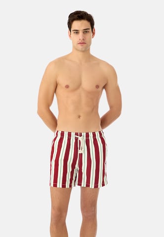 Gassa d'Amante Badeshorts 'Riccione' in Rot: Vorderseite