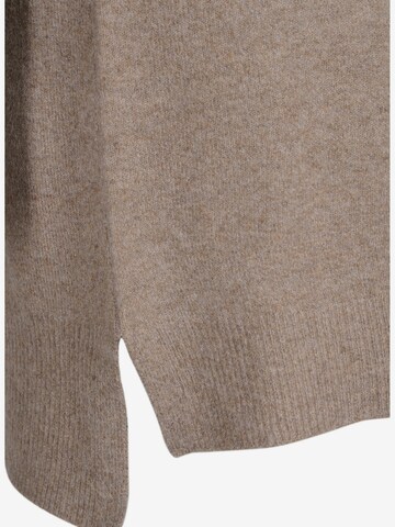 Zizzi Knitted dress 'Casunny' in Brown